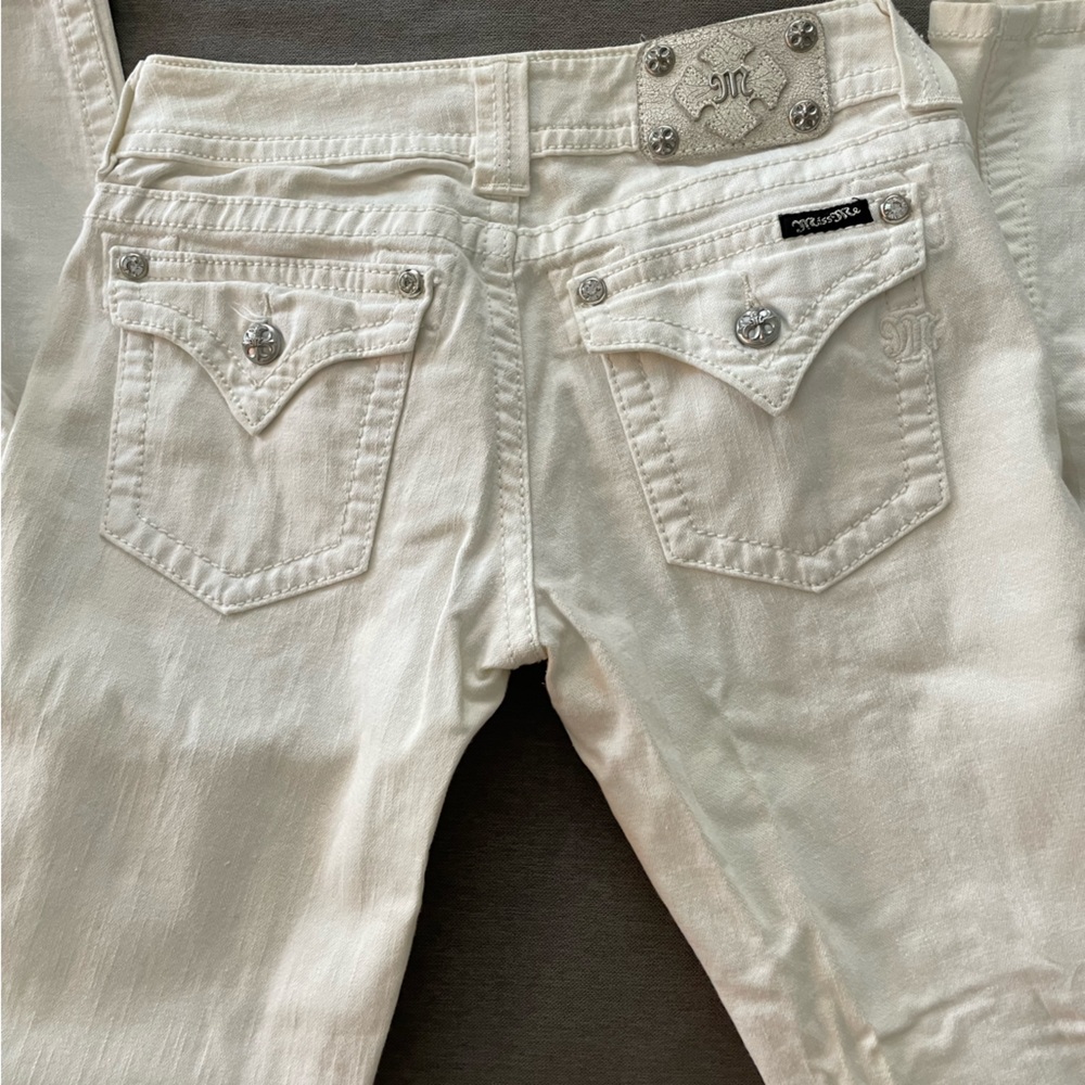 Miss me white jeans